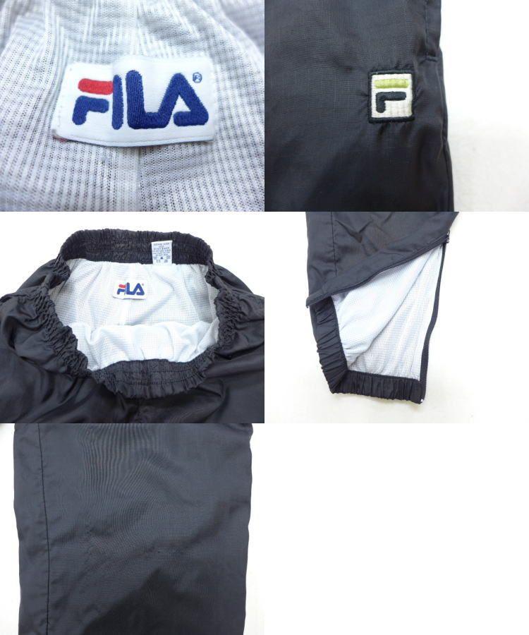 Old Fila Logo - RUSHOUT: Old clothes nylon underwear Fila FILA logo black black W30 ...