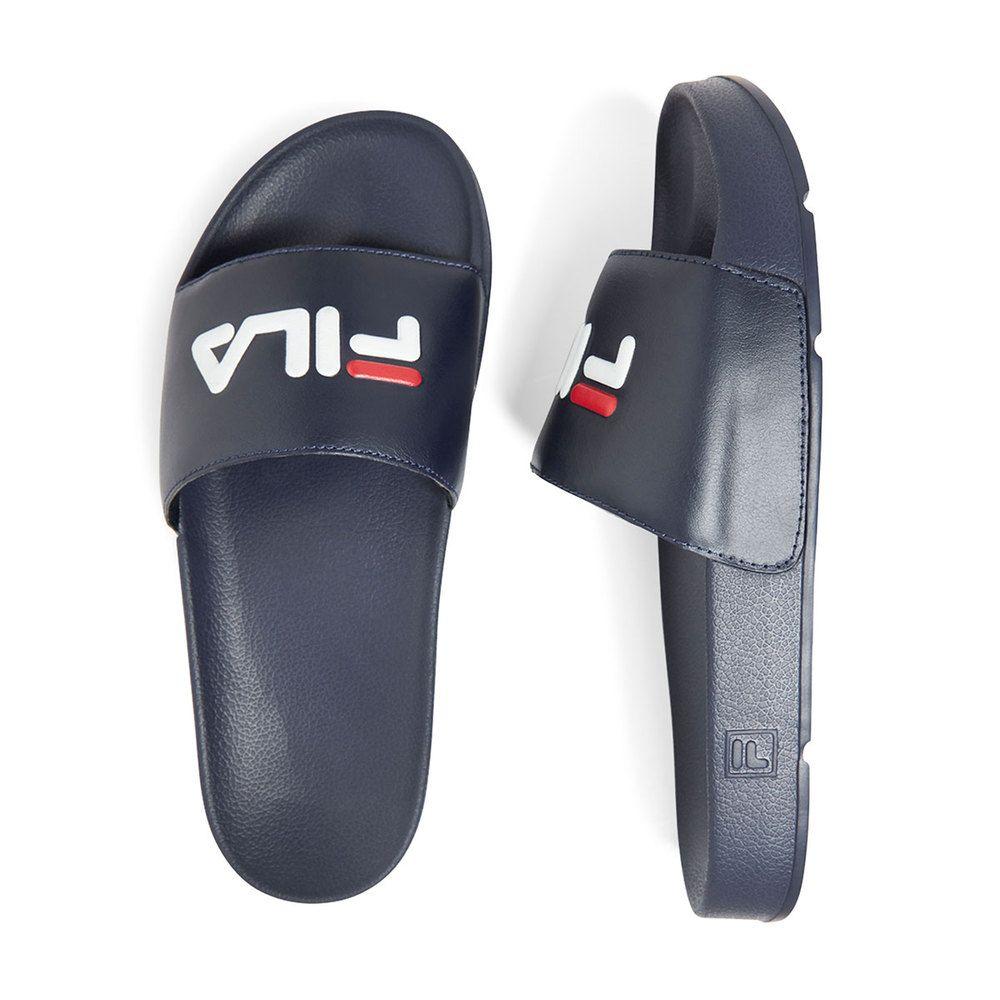 Old Fila Logo - Fila Men's Drifter Slide Sandal. Men's Sandals. Shoes Your