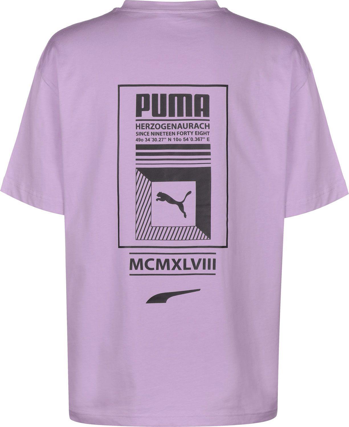 Purple Puma Logo - Puma Logo Tower T Shirt Purple