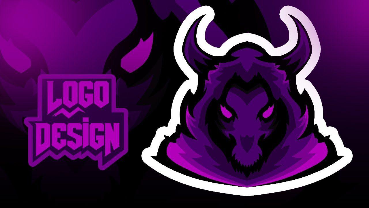 Purple Sports Logo - Envoys Sports Logo | Gaming Logo | SpeedArt - YouTube
