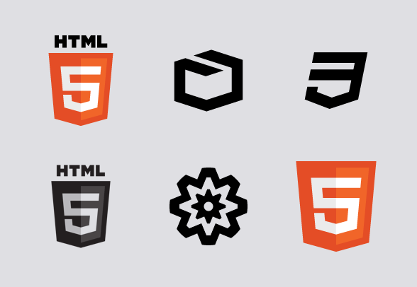 HTML5 Logo - HTML5 icons by