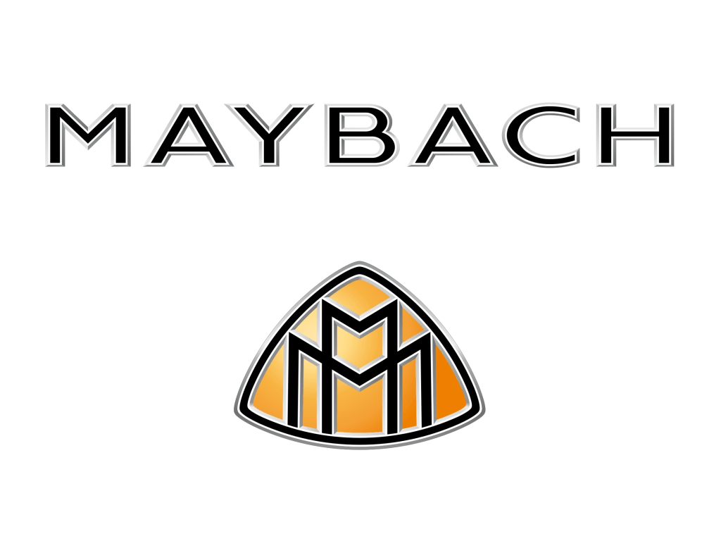 Double M in Triangle Logo - Maybach logo