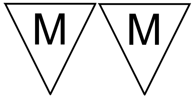 Double M in Triangle Logo - Cycloflow: Markings and Symbols on transformers and electronic