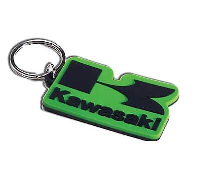 Kawasaki K Logo - Kawasaki K-logo Rubber Green Key Chain Ninja | eBay