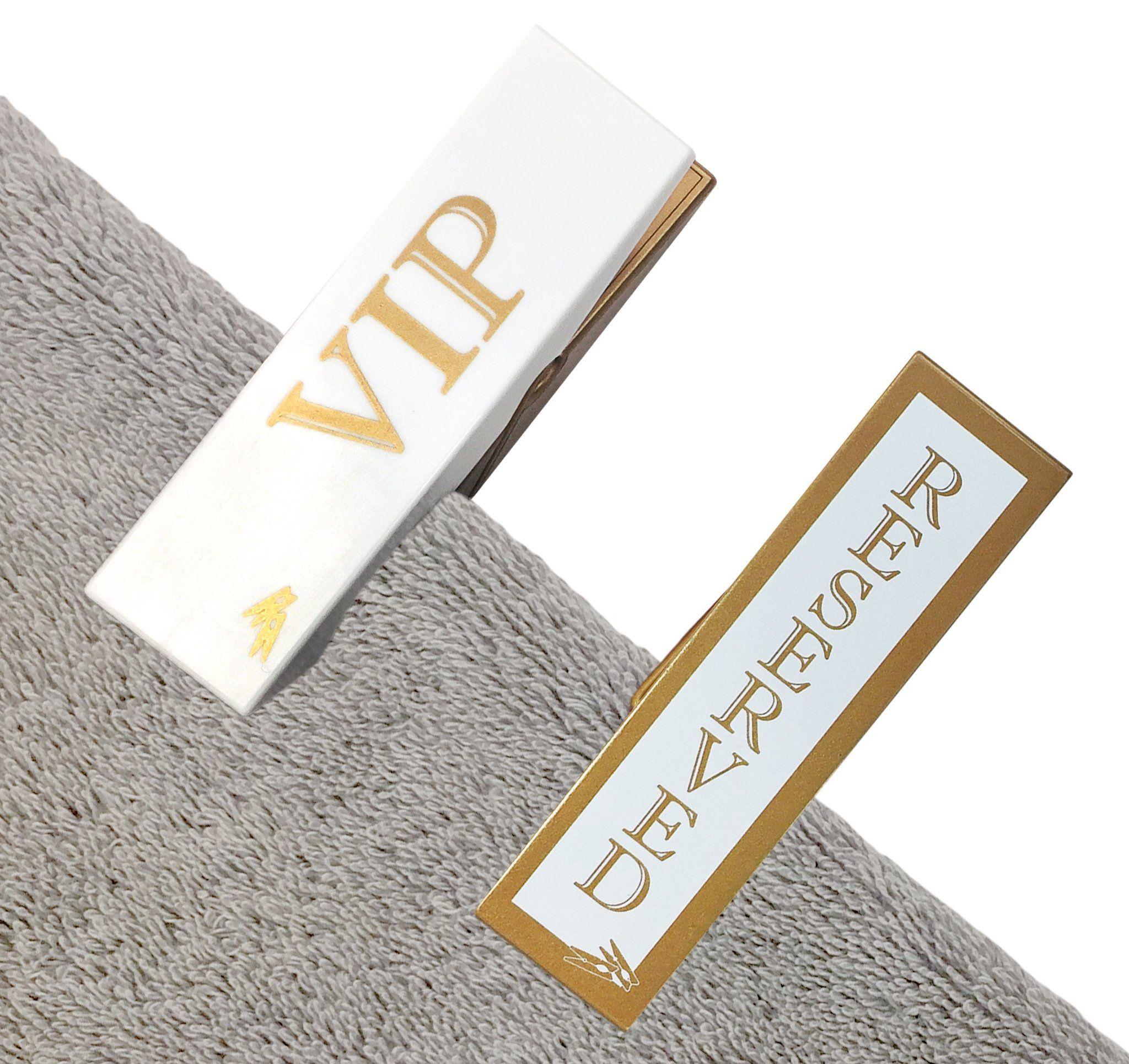 Reserved Clothes Logo - VIP Reserved Towel Clip