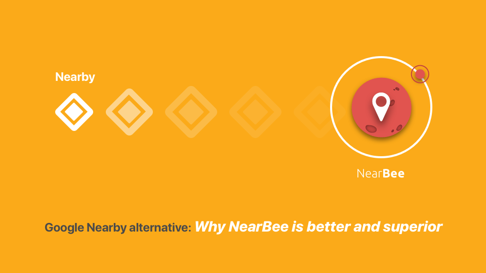 Google Nearby Logo - Google Nearby alternative: Why NearBee is better and superior