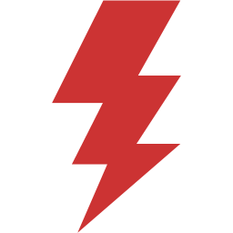 Red Lightning Logo - Persian red lightning bolt icon persian red lightning bolt icons