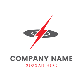 Red Lightning Logo - Free Lightning Logo Designs | DesignEvo Logo Maker