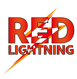 Red Lightning Logo - Remove Pond Sludge with Red Lightning