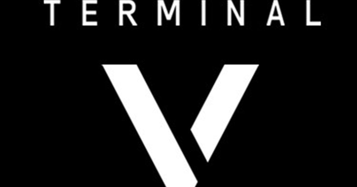 Black White V Logo - Terminal V