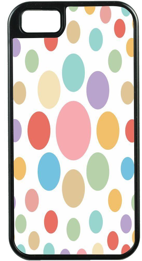 Spiral Colored Dots Logo - Rikki Knight Black Tough It Case For IPhone 4 & 4s
