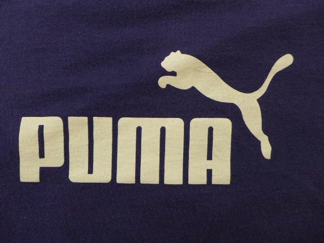 Purple Puma Logo - RUSHOUT: Old clothes T-shirt Puma puma logo purple purple XL size ...