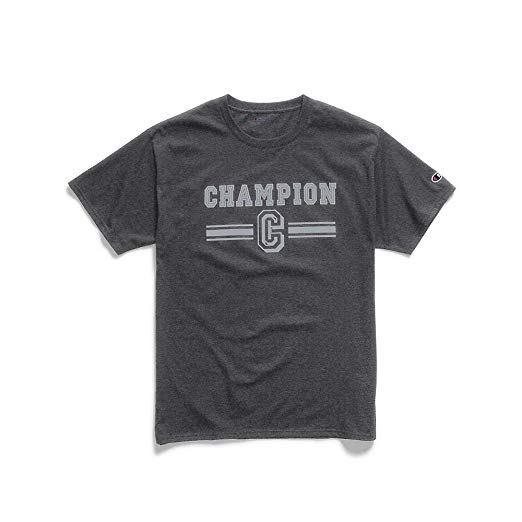 Champion Clothing Line Logo - Champion Mens Graphic Jersey Tee 3-Line C Logo (GT23H Y07422) at ...