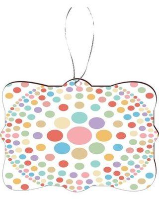 Spiral Colored Dots Logo - Amazing Deal on Spiral Swirl of Pastel Color Dots Design Rectangle
