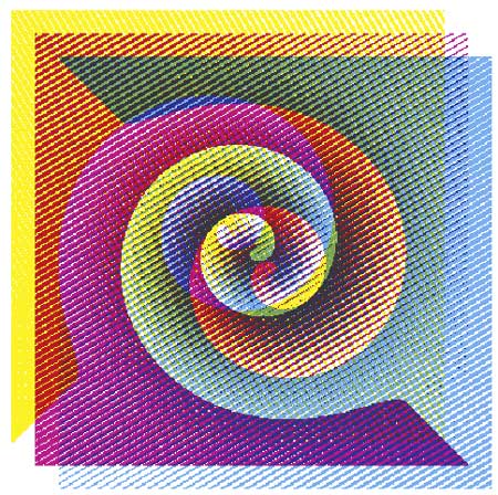Spiral Colored Dots Logo - How to Make Amazing Halftone Effects with Photoshop - CreativePro.com
