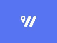 Google Nearby Logo - Best Letter W image. Logo branding, Visual identity, Brand identity