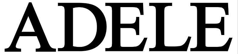 Adele Logo - Image - Adele Logo.jpg | Logopedia | FANDOM powered by Wikia