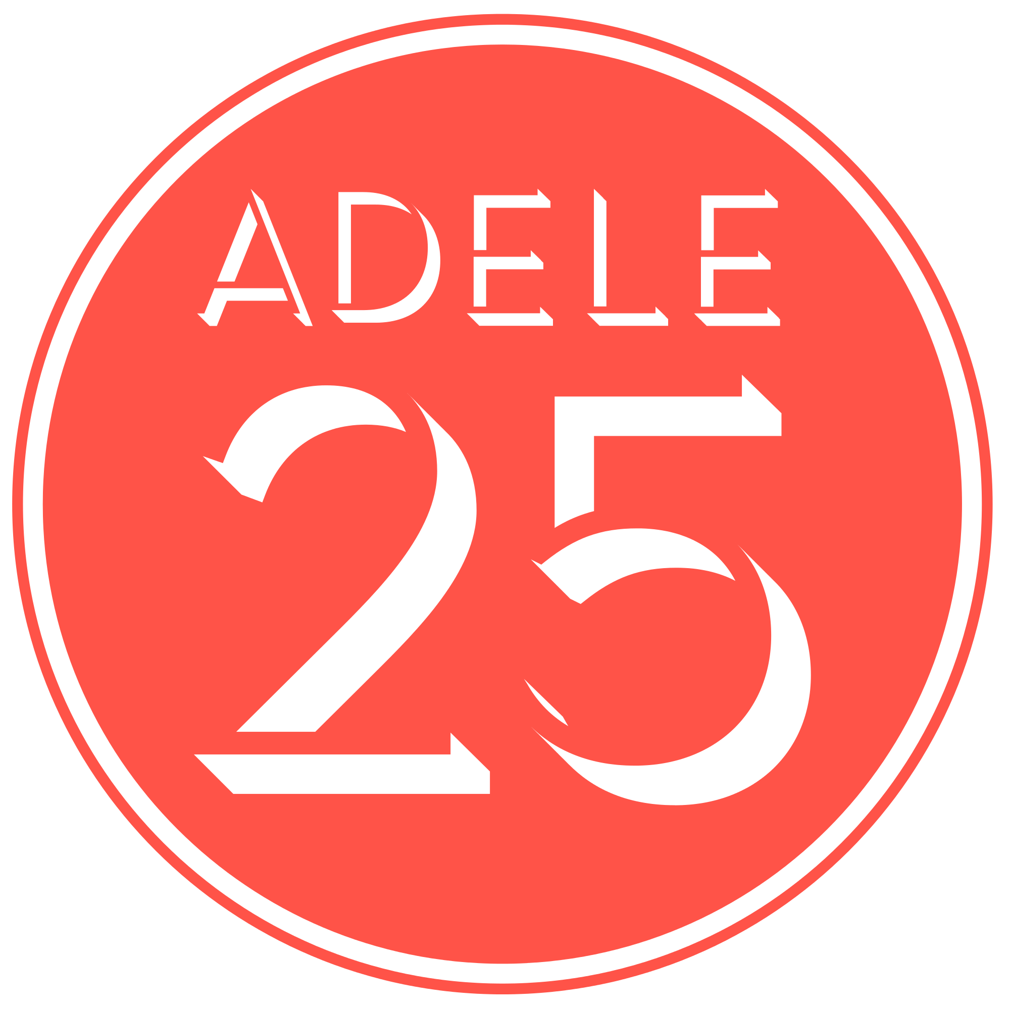 Adele Logo - Adele 25 Logo.svg