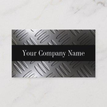 Diamond Plate Business Logo - Diamond Plate Business Cards. Business Cards 100