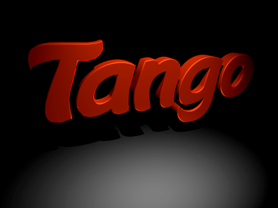 Tango Logo - Tango Design Explorations: Logo (3D Render) by Ryan McLaughlin ...