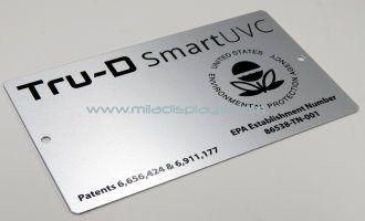 Diamond Plate Business Logo - Metal Nameplates, Stainless Steel Name Tags, Aluminum Name Plates ...