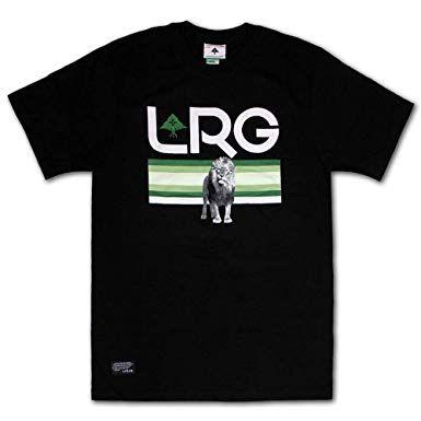 LRG Lion Logo - Lrg Astro Lion T-Shirt Black: Amazon.co.uk: Clothing