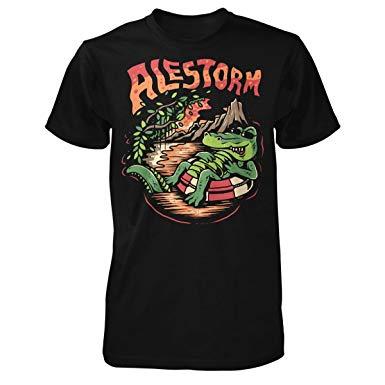 Clothing with Alligator Logo - Chameleon Clothing Alestorm Alligator T-Shirt: Amazon.co.uk: Clothing