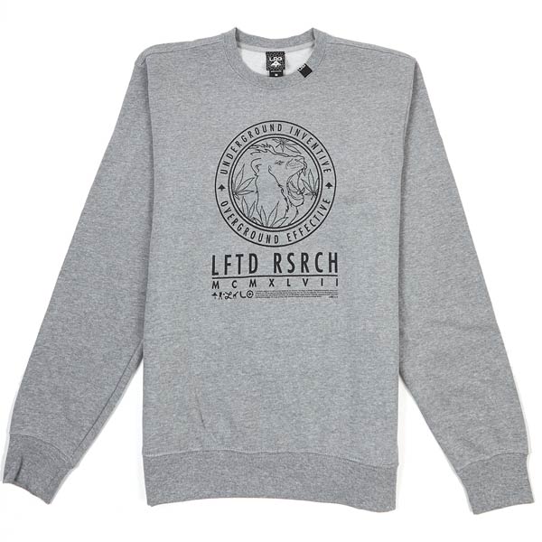 LRG Lion Logo - lrg LION STAMP CREWNECK heather grey bei KICKZ.com