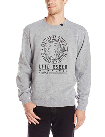 LRG Lion Logo - LRG Men's Lion Stamp Crew Neck Sweatshirt, Heather Grey, Small ...