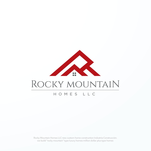 Custom Mountain Logo - Rocky Mountain Homes needs a powerful logo to sell luxury custom ...