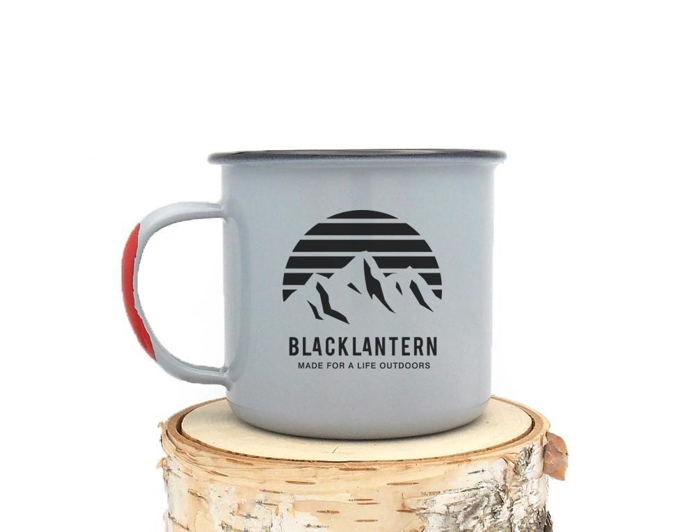 Custom Mountain Logo - Camper Mug - Mountain Logo