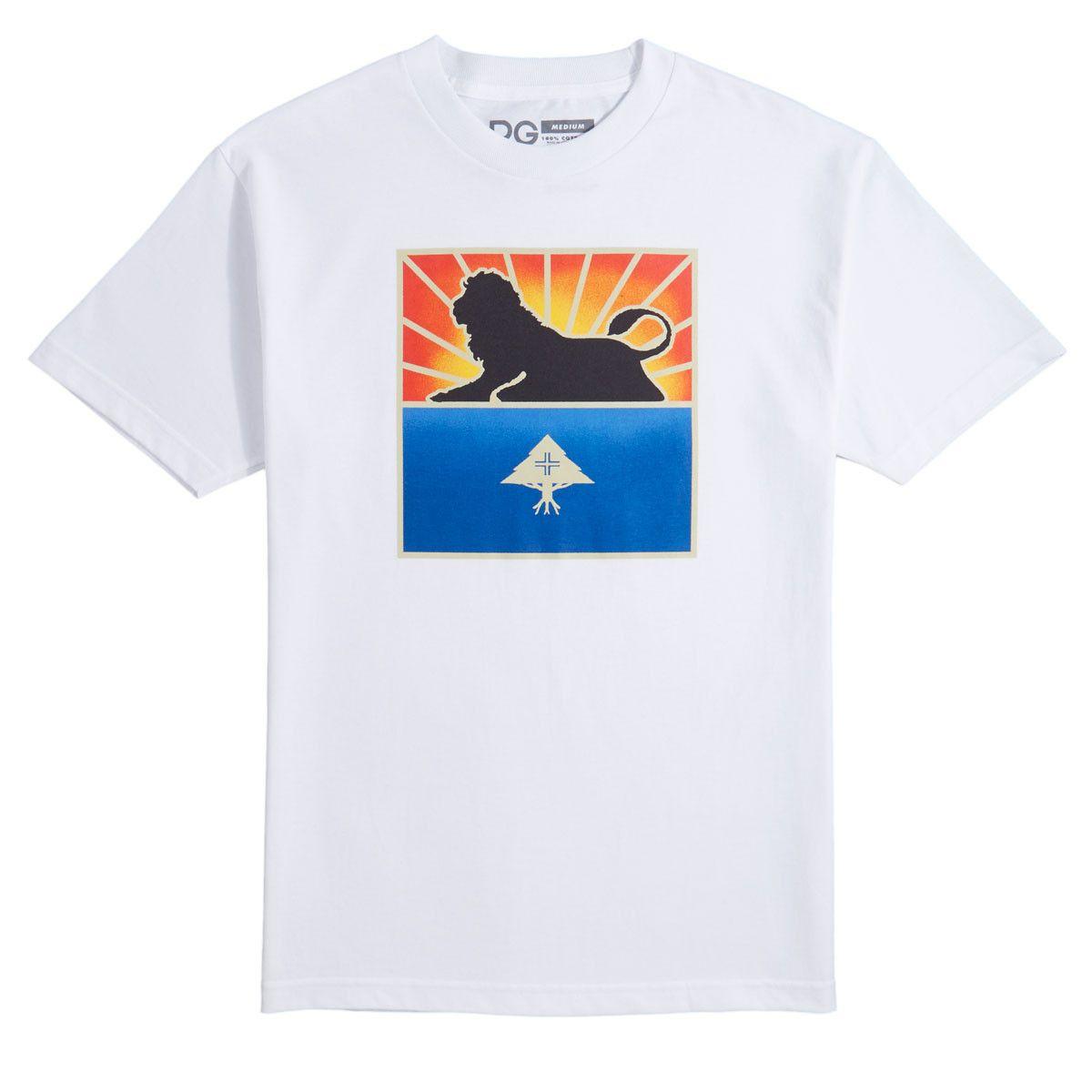 LRG Lion Logo - LRG Lion Sunrise T-Shirt - White