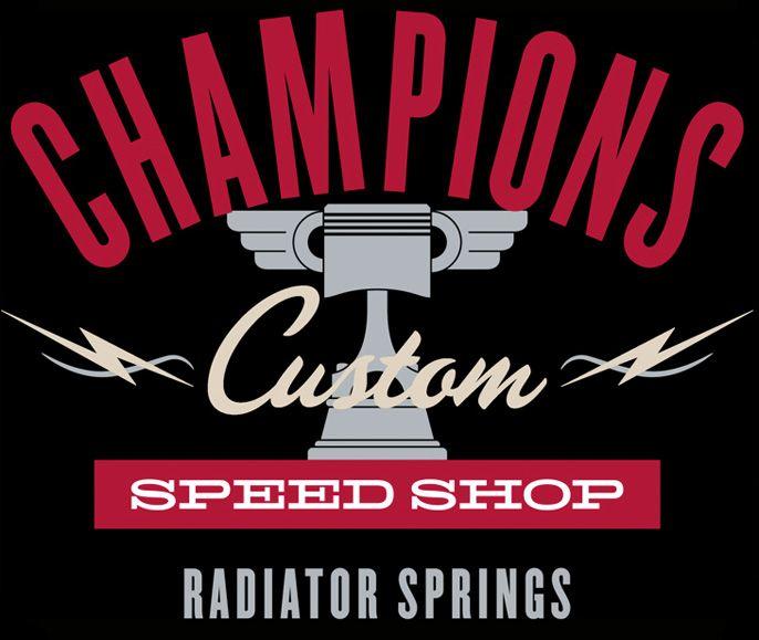 Custom Speed Shop Logo - Save the Date! Annual Passholder Preview at the Disneyland Resort