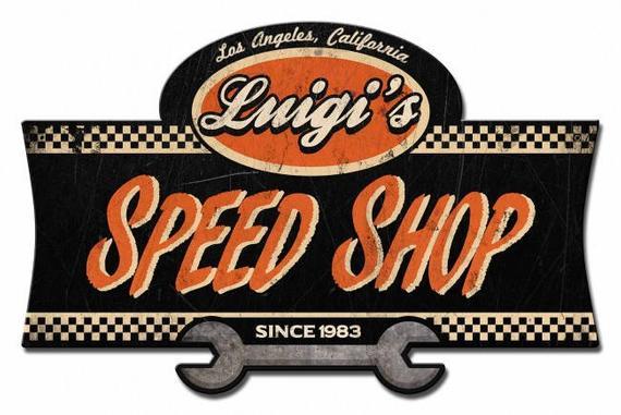 Custom Speed Shop Logo - Personalized Speed Shop Sign metal art garage sign wall