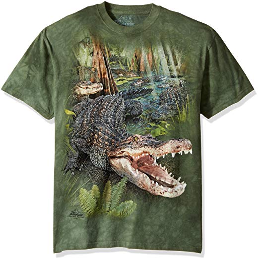 Clothing with Alligator Logo - The Mountain Men's Gator Parade T Shirt: Clothing