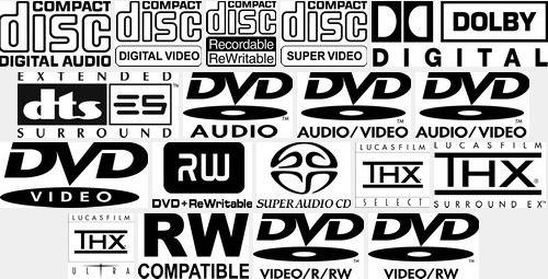 DVD Disc Logo - Saving data to a CD