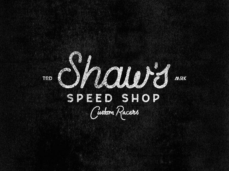Custom Speed Shop Logo - Shaw's Speed Shop by Ian Barnard | Dribbble | Dribbble