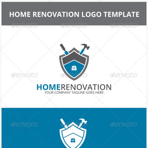 Renovation Company Logo - Renovations Company Logo Templates from GraphicRiver
