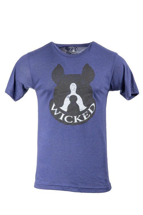 Grey and Navy Blue Logo - Short Sleeve Shirts — Wicked Dog Apparel