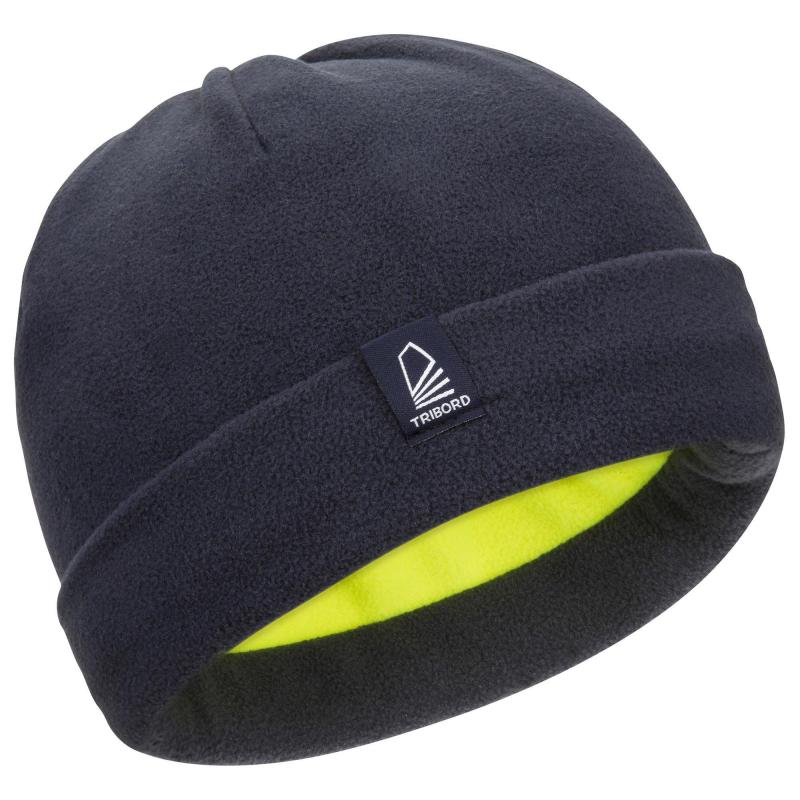 Grey and Navy Blue Logo - Fleece Hat - Blue Yellow | Decathlon