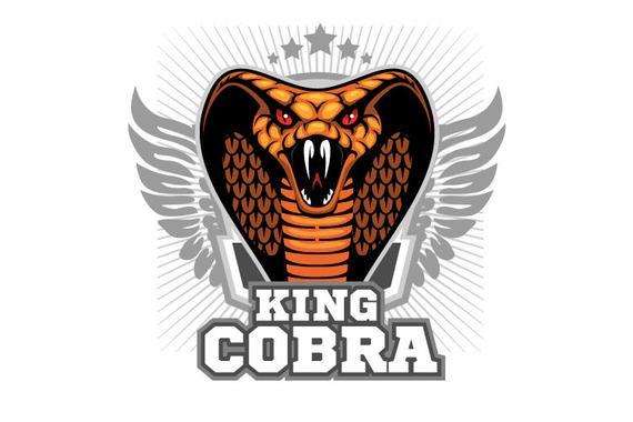 Cobra Snake Logo - KING COBRA SNAKE Mascot Sports Team Clipart-Vector Clip Art | Etsy