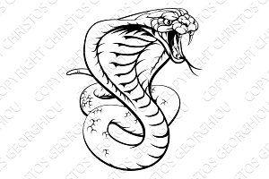 Cobra Snake Logo - Cobra logo Photos, Graphics, Fonts, Themes, Templates ~ Creative Market