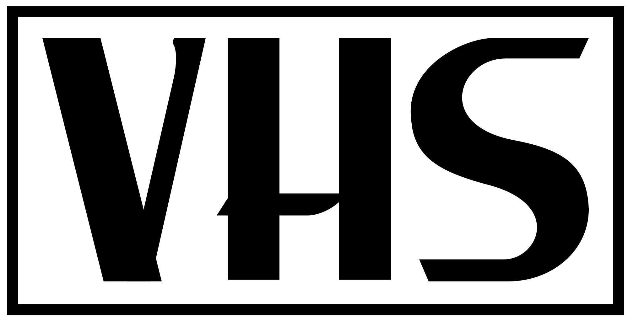 VHS Logo - File:VHS logo.svg - Wikimedia Commons