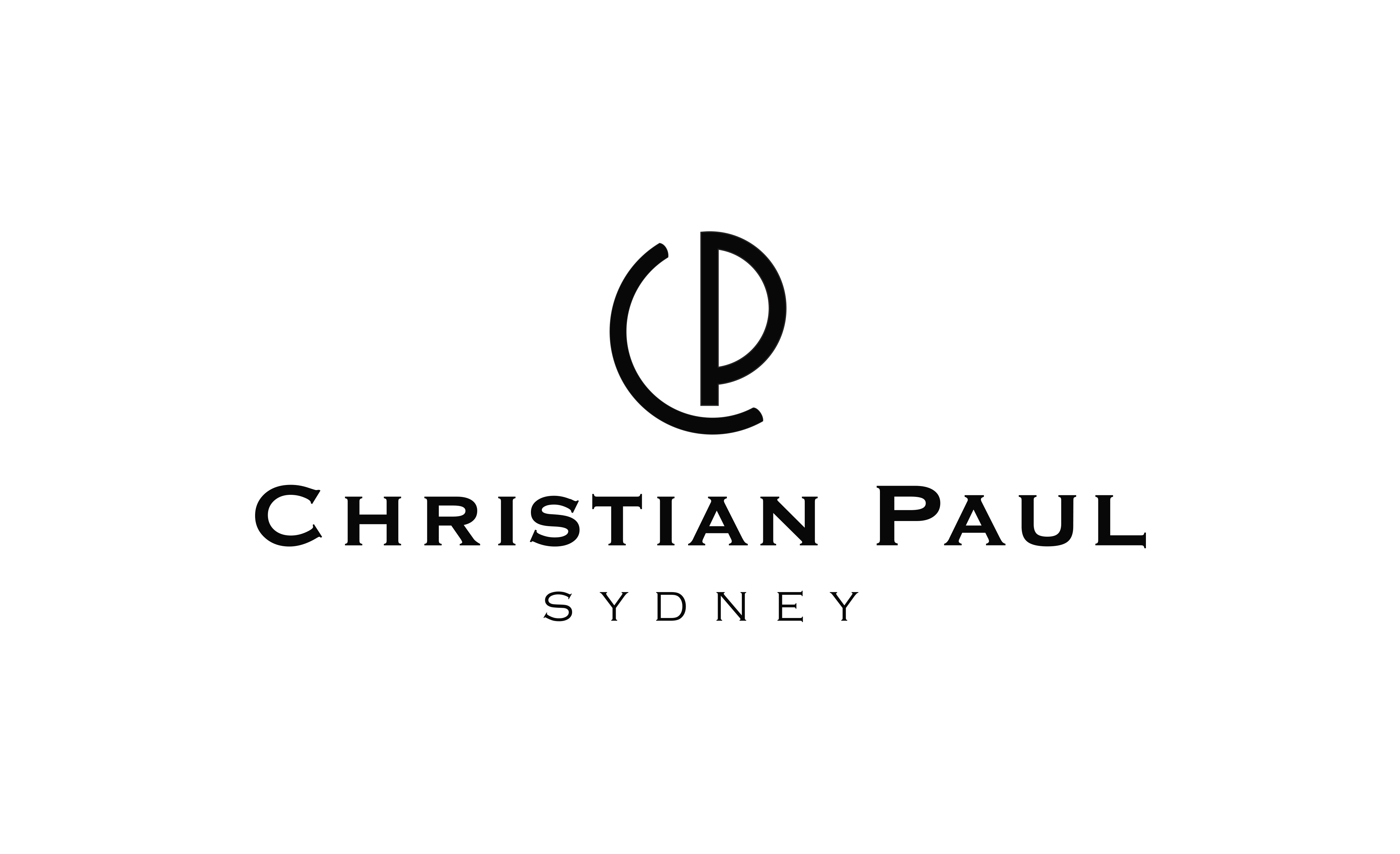 White Christian Logo - Christian Paul Sydney - Christian Paul