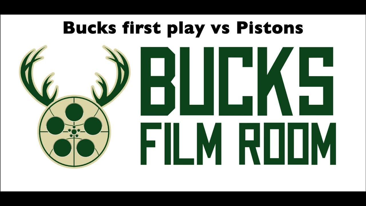 Q with Horns Logo - Milwaukee Bucks run horns in the first set against the Detroit