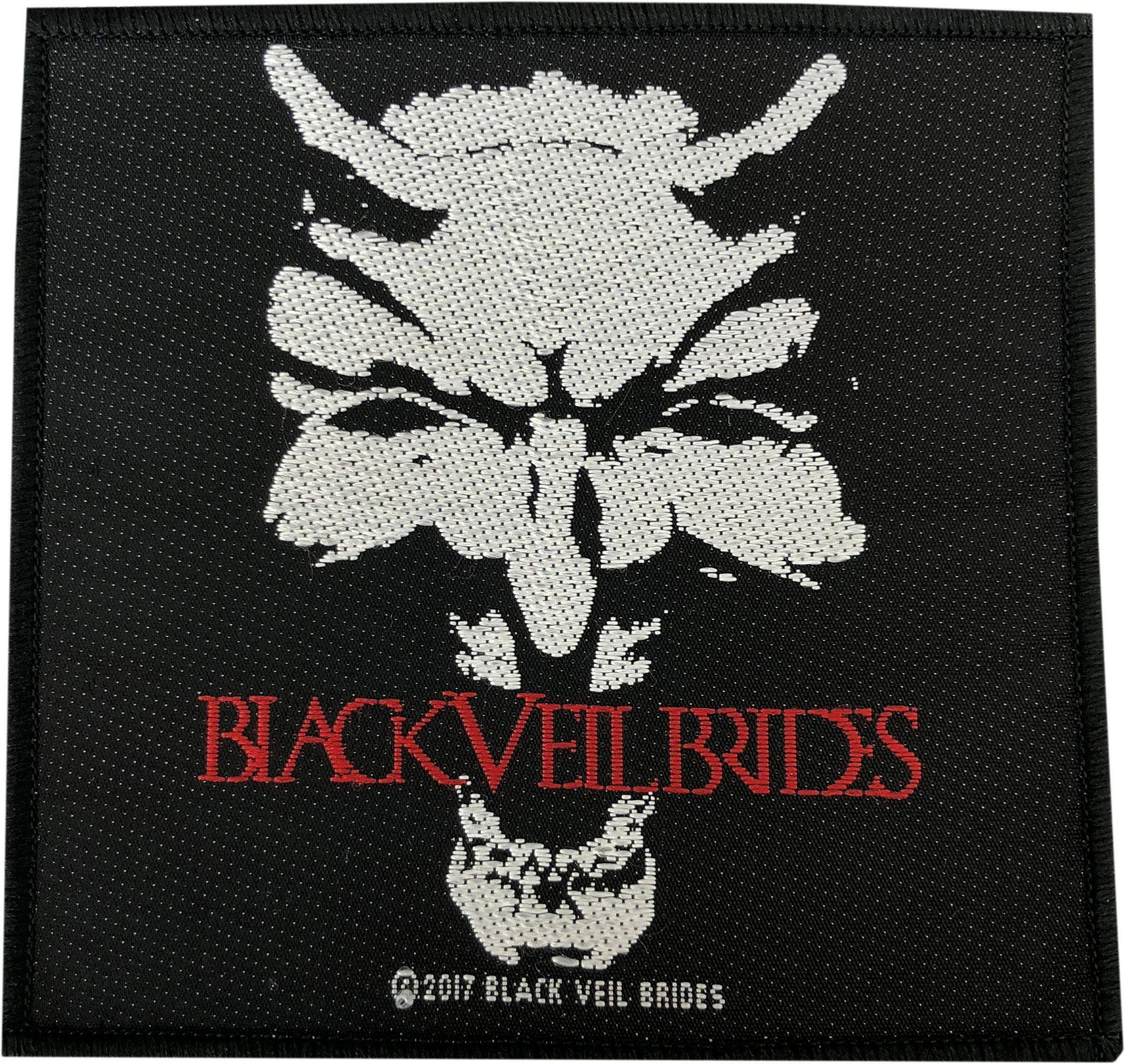 Q with Horns Logo - Black Veil Brides Horns Official Sew-On-Woven Patch Brand New ...