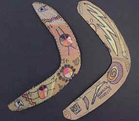 Two Boomerangs Logo - Boomerang