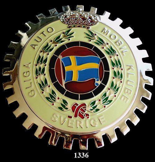 Swedish Car Logo - Car Grille Emblem Badges Auto Club