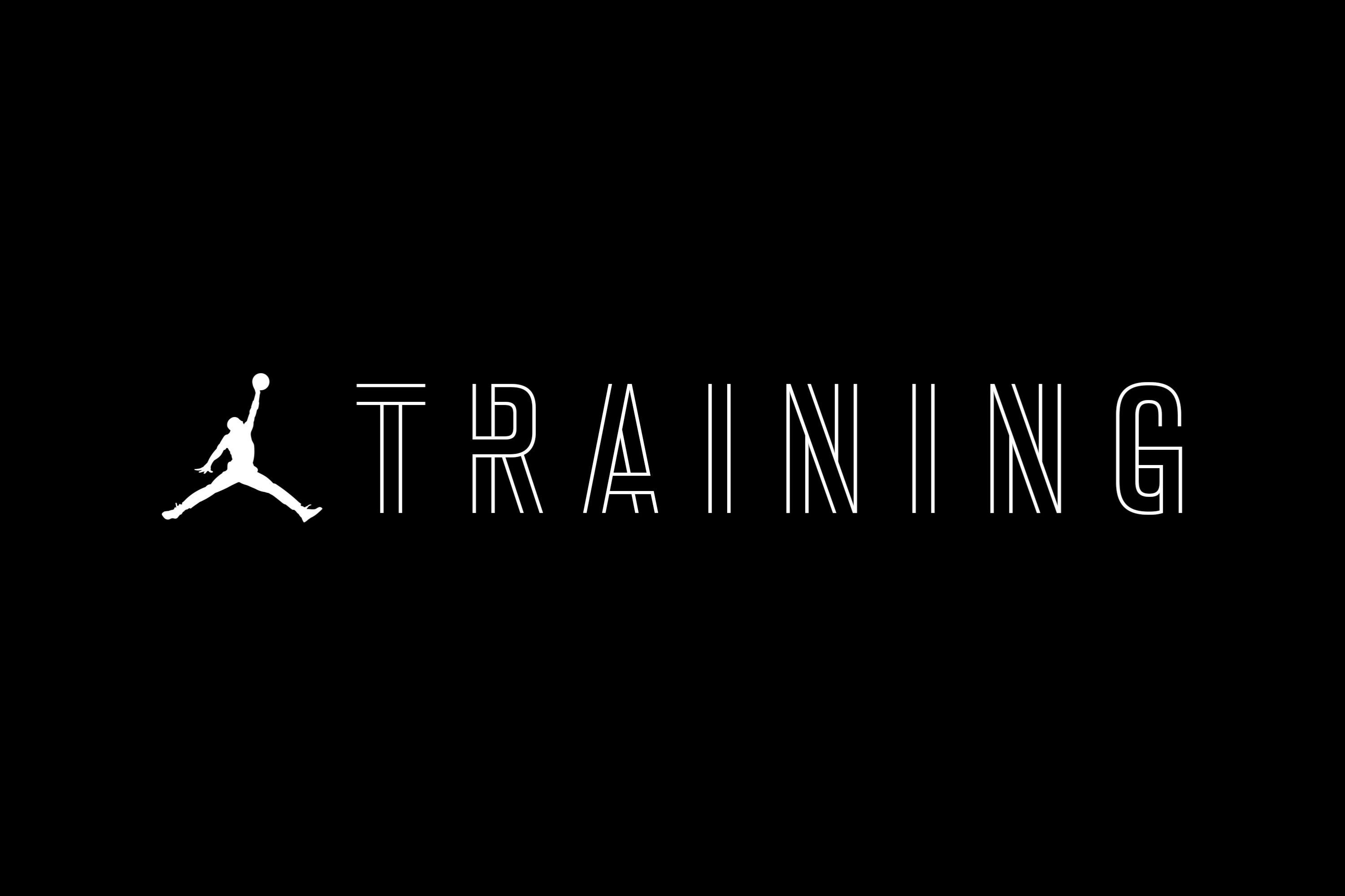Black and White Training Logo - Manual