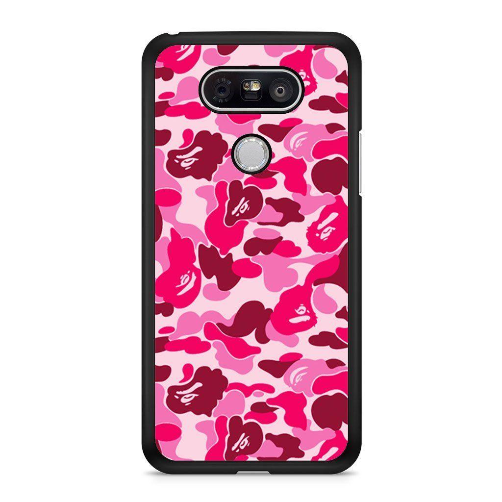 BAPE Pink Camo Logo - Bathing Ape Bape Pink Camo LG G5 case — Case Persona